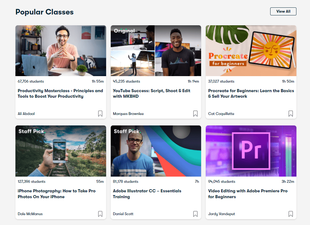 SkillShare - Classes