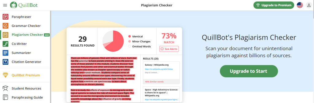 Best Free Plagiarism Checker - Quillbot