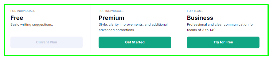 Grammarly Discount- premium plan