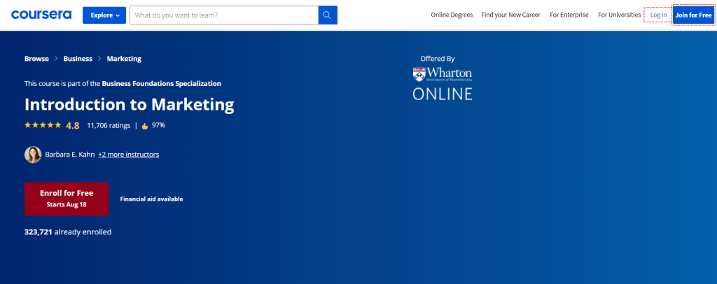 Free Online MBA Courses - Introduction to Marketing Free Online MBA Courses - Introduction to Marketing