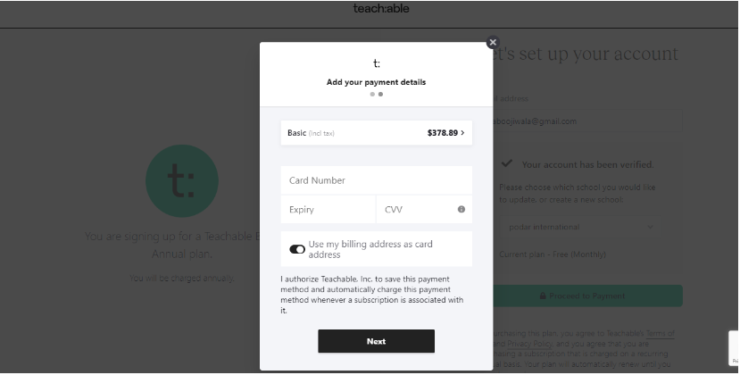 Teachable Coupon Code - Payment Address Teachable Coupon Code - Payment Address