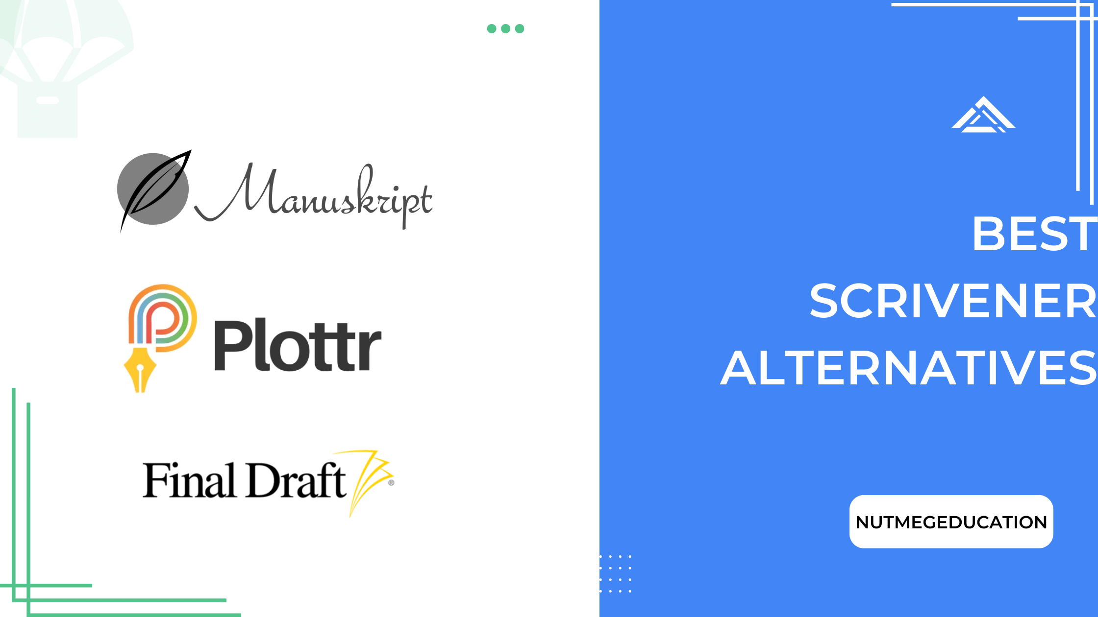 Best Scrivener Alternatives - NutMegEducation
